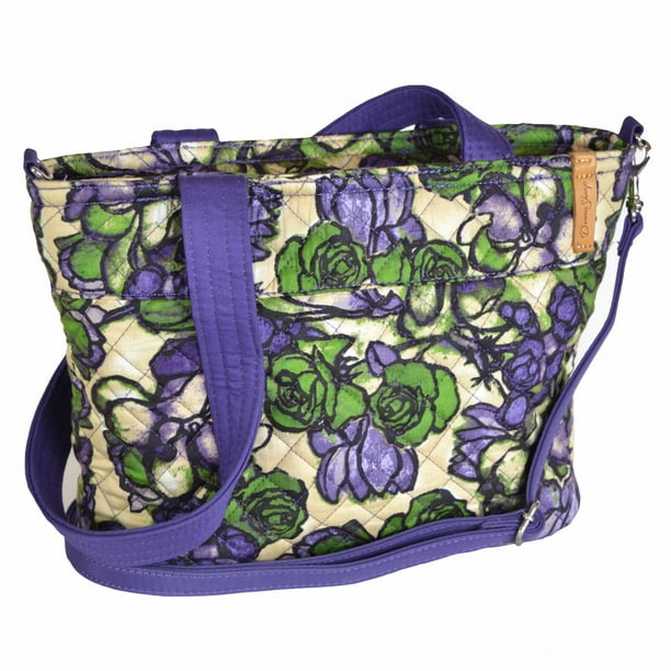 Rullar Women 2Pcs Stitching Satchel Tote Shoulder Top-handle Bag Purse Handbag 